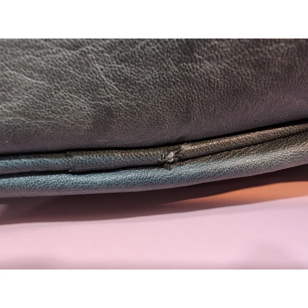 Amelie Galanti Blue Faux Leather‎ Backpack Bag